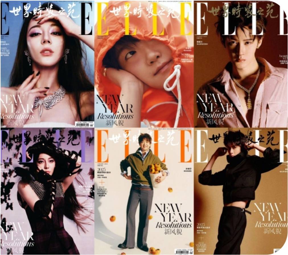 《ELLE世界时装之苑》2025年封面表现